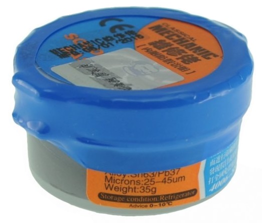 Solda em Pasta Sn63/Pb37 (30g)