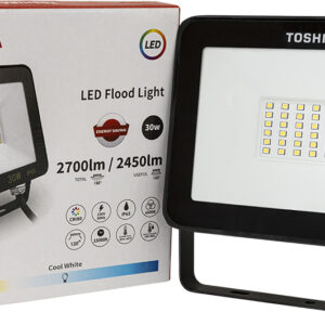 Projector LED 220VAC 30W Branco F. 6000K 2700Lm IP65 - TOSHIBA