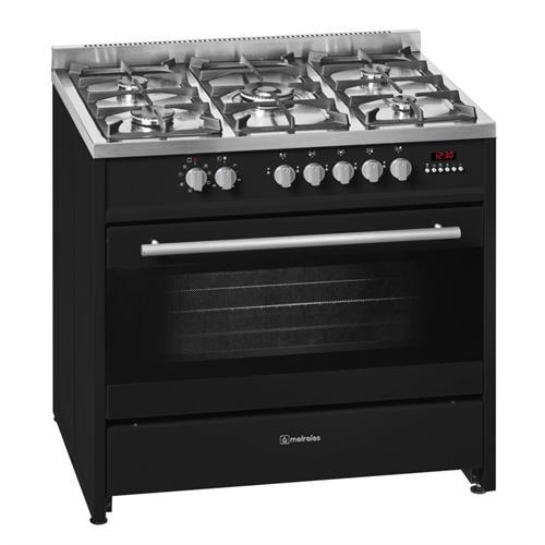 Fogão a Gás 5 Zonas (90x60 cm) AE. FE. WOK - E911BL - MEIRELES