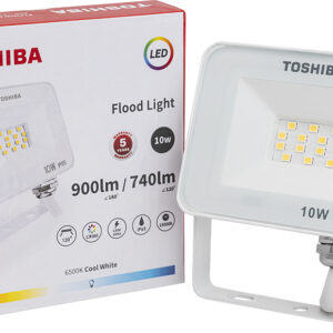 Projector LED 220VAC 10W Branco F. 6000K 900Lm IP65 (Branco) - TOSHIBA