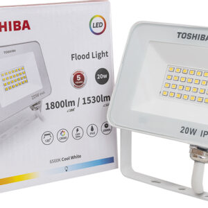 Projector LED 220VAC 20W Branco F. 6000K 1800Lm IP65 (Branco) - TOSHIBA
