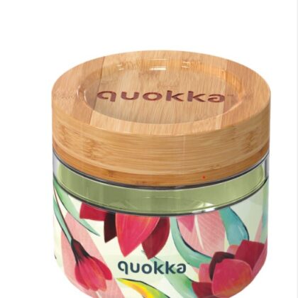 Recipiente de vidro para comida 500 ml c/ Tampa (Deli Spring) - QUOKKA