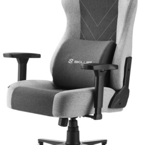 Cadeira Gaming Skiller SGS30 Fabric 165º (Cinza) - SHARKOON