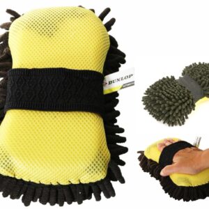Luva de Limpeza Automóvel Micro-Fibras 2-EM-1 - DUNLOP