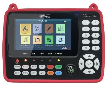 Medidor de Campo 4,3 Multi Compact (DVB, Fibra Óptica) 10BIT - JollyLine