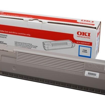 Toner C810, C830 Ciano (8000 páginas) - OKI