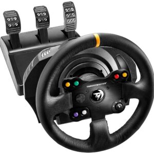Volante TX Racing Wheel Leather Edition Xbox One/ PC (Preto) - THRUSTMASTER