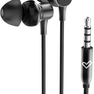 Auriculares Metallized c/ Fios (Preto) - ENERGY SISTEM