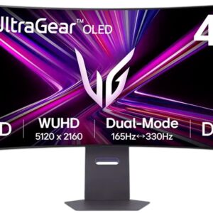 Monitor Curvo 44.5 45GX950A-B OLED UltraWide Dual UltraHD 5K (Preto) - LG