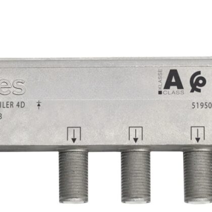 Repartidor Interior (5-2400MHz) 4 Saídas 9/8dB F DC - TELEVES 519504