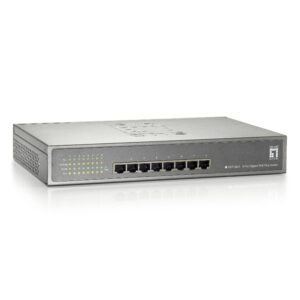 Switch LEVEL ONE 8-Port Gigabit PoE 802.3at PoE+, 123.2W - GEP-0821