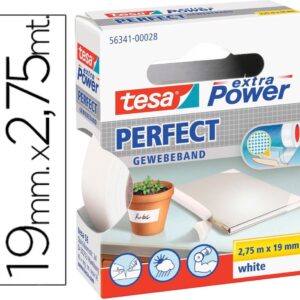 Fita Adesiva Extra Power 2,75m x 19mm (Branco) - TESA