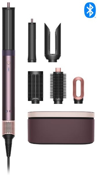 Modelador de Cabelo Airwrap Co-anda 2x Straight + Wavy 1700W (Jasper Plum) - DYSON