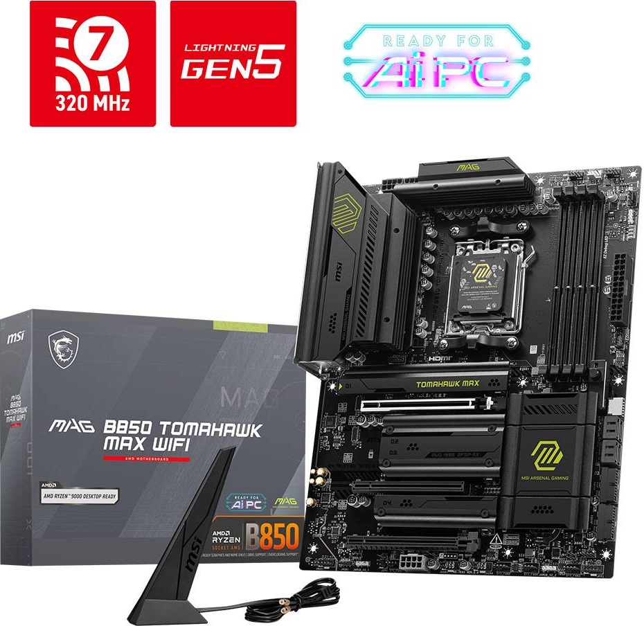 Motherboard ATX MAG B850 Tomahawk Max WiFi SktAM5 - MSI