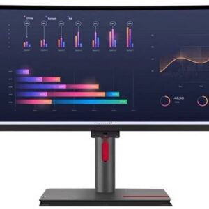 Monitor Curvo ThinkVision IPS LED 49 P49w-30 5K DQHD Thunderbolt (Preto) - LENOVO