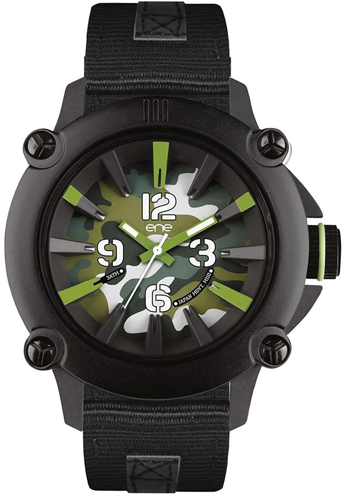 Relógio Analógico 640000108 51MM (Preto) - ENE