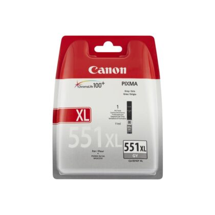 Tinteiro CLI-551XL GY (Cinzento) - Canon