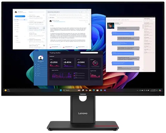 Monitor IPS 27 ThinkVision T27UD-40 Ultra HD (Preto) - LENOVO