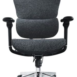 Cadeira de Escritório Ergonômica Premium c/ Apoio de Cabeça e Braços (Azul/Preto) - EQUIP