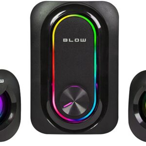 Colunas de PC 2.1 RGB 6W c/ Subwoofer – BLOW
