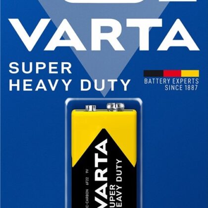 Pilha 9V 6F22 / 6LR61 (2022) - VARTA