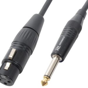 Cabo Jack 6,3mm Mono + Canon Femea (6 mts) - POWER DYNAMICS CONNEX