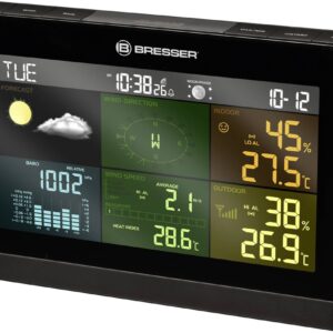Estação Meteorológica Digital 5-EM-1 (Preto/Cinzento) – BRESSER