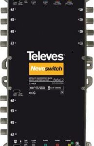 Multiswitch NevoSwitch 5 Entradas QUAD - 12 Saídas - TELEVES