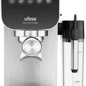 Máquina de Café Expresso Sienna Latte 1360W 0.9L (Prateado) - UFESA
