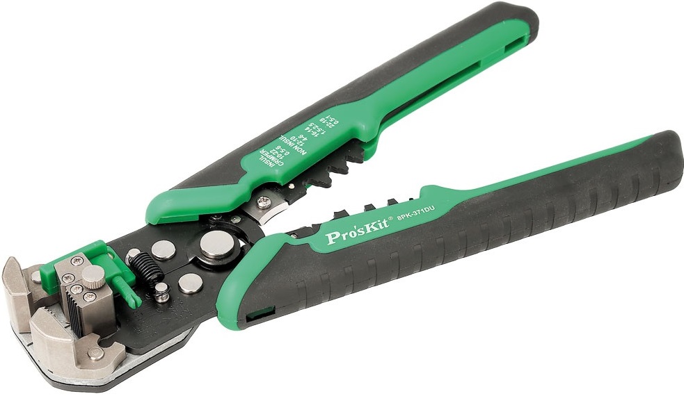 Alicate Corte, Descarnador Automático e Cravar Terminais (210mm) - ProsKit