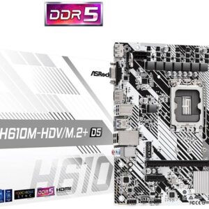 Motherboard Micro-ATX H610M-HDV/M.2+ D5 Skt1700 - ASROCK