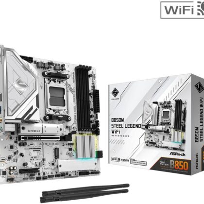 Motherboard Micro-ATX B850M Steel Legend WiFi SktAM5 - ASROCK