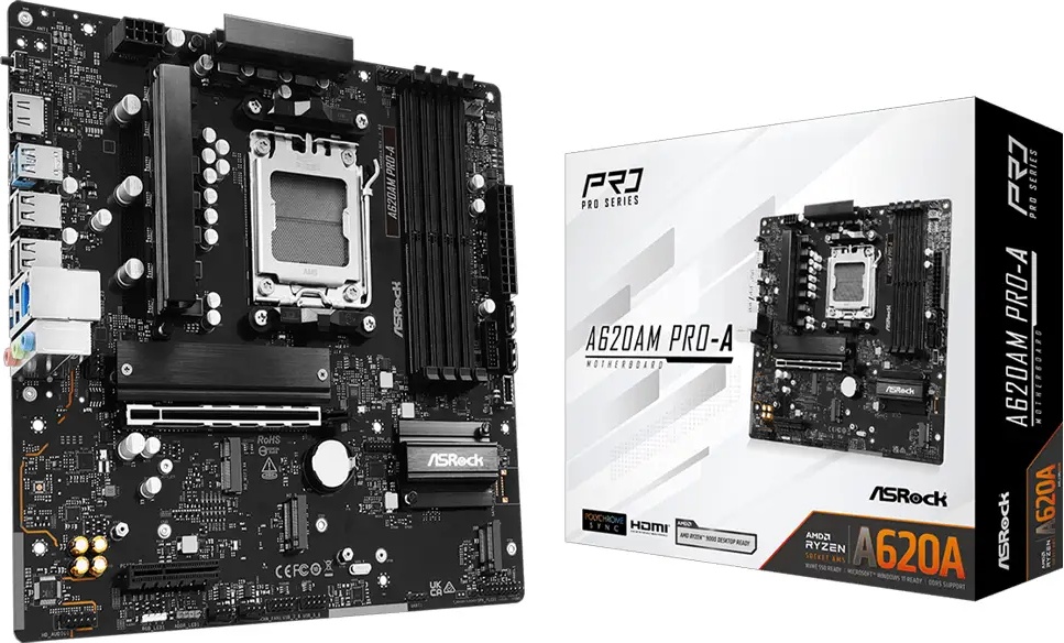Motherboard Micro-ATX A620AM Pro-A SktAM5 - ASROCK