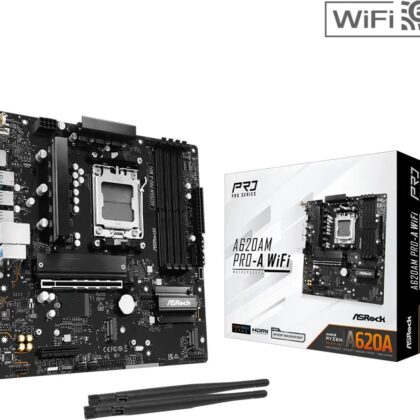 Motherboard Micro-ATX A620AM Pro-A WiFi SktAM5 - ASROCK
