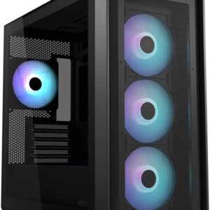 Caixa Micro-ATX A21 Plus ARGB Vidro Temperado (Preto) - ASUS