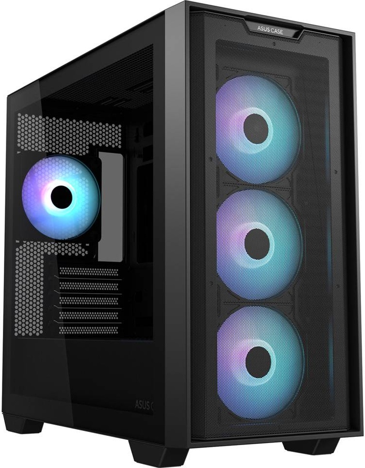 Caixa Micro-ATX A21 Plus ARGB Vidro Temperado (Preto) - ASUS