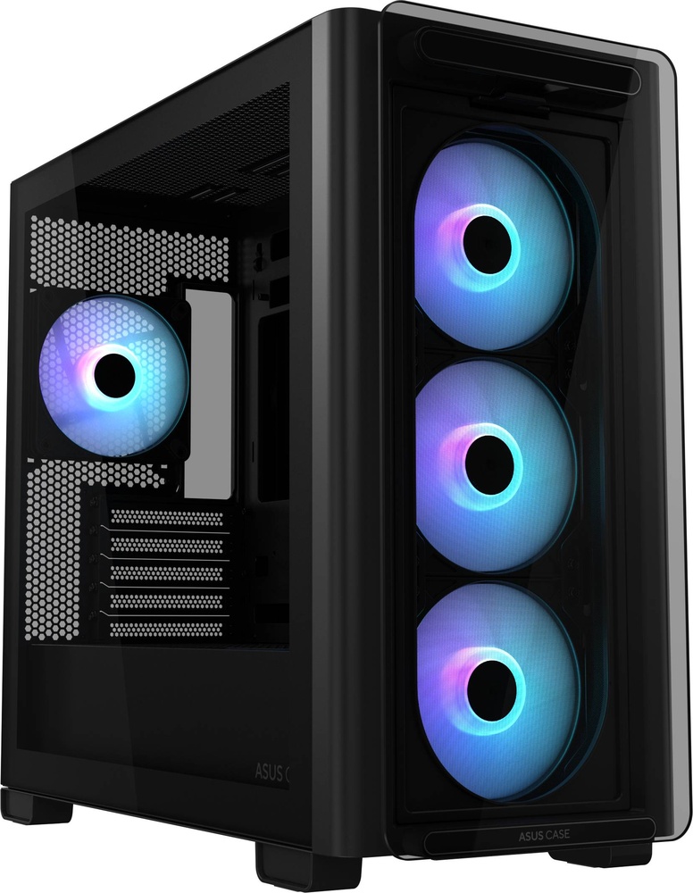Caixa Micro-ATX A23 Plus ARGB Vidro Temperado (Preto) - ASUS