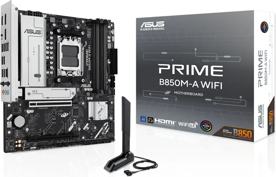 Motherboard Micro-ATX Prime B850M-A WiFi SktAM5 - ASUS