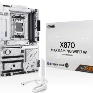 Motherboard ATX X870 Max Gaming WiFi7 White SktAM5 - ASUS