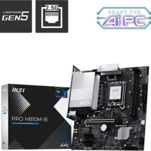 Motherboard Micro-ATX Pro H810M-B Skt1851 - MSI