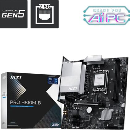 Motherboard Micro-ATX Pro H810M-B Skt1851 - MSI
