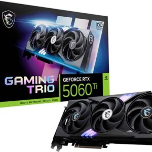 Placa Gráfica NVIDIA GeForce RTX 5060 Ti Blackwell Gaming Trio OC 8GB GDDR7 DLSS4 – MSI