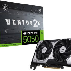 Placa Gráfica NVIDIA GeForce RTX 5050 Blackwell Ventus 2X OC 8G GDDR6 DLSS4 - MSI