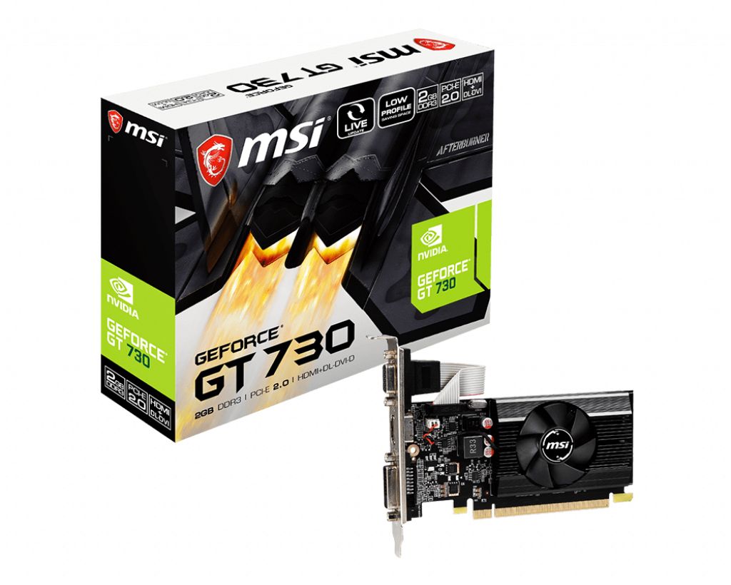 Placa Gráfica MSI GT 730K 2Gb Gddr3 Low Profile