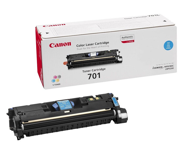 Toner 701 Ciano (4000 páginas) - CANON