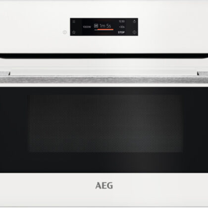 Forno de Encastre Compacto KMK721880W c/ Microondas Grill 42L 1000W (Branco) - AEG