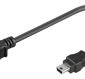 Cabo Adaptador USB A Femea – mini USB 5 Pin Macho (20cm)