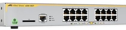 Switch de Rede Gerido L3 Gigabit Ethernet 1000 Mbit/s 1U - ALLIED TELESIS