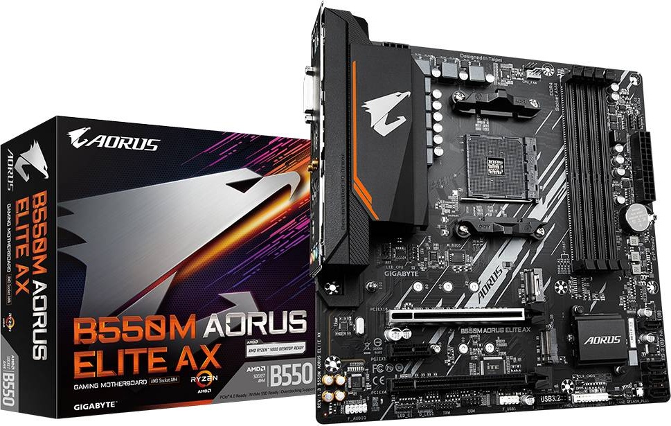 Motherboard Micro-ATX B550M Aorus Elite AX SktAM4 - GIGABYTE