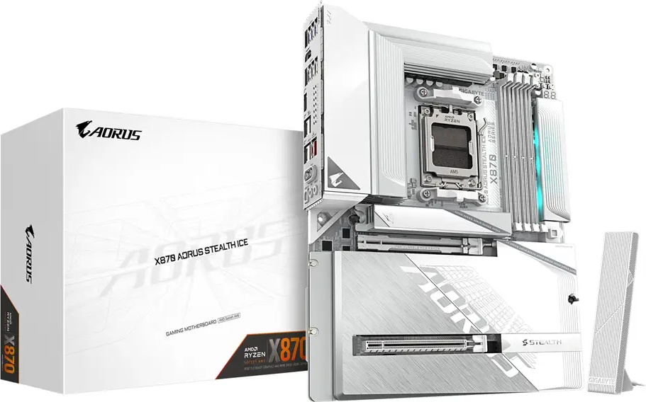 Motherboard ATX X870 AORUS Stealth ICE SktAM5 - GIGABYTE